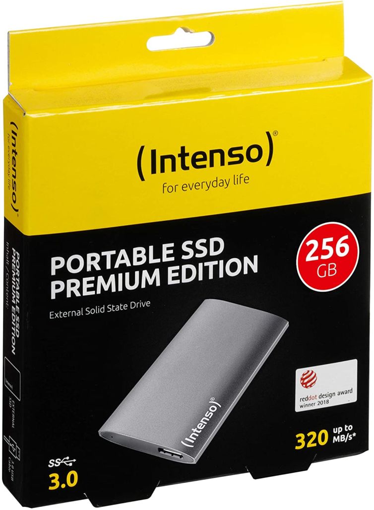 Intenso 3823440 SSD Externo De 256 GB, 1.8″